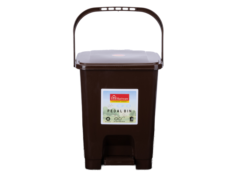 Square Pedal Bin 20L